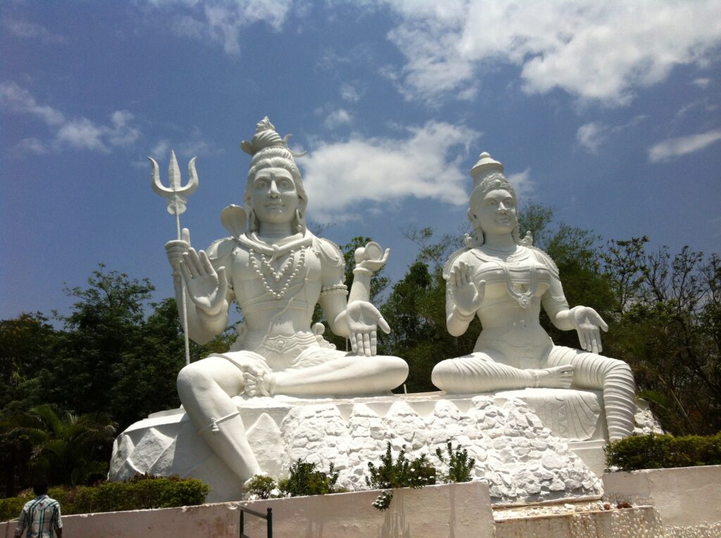 Shiva Parvati statue at Kailasagiri Vizag